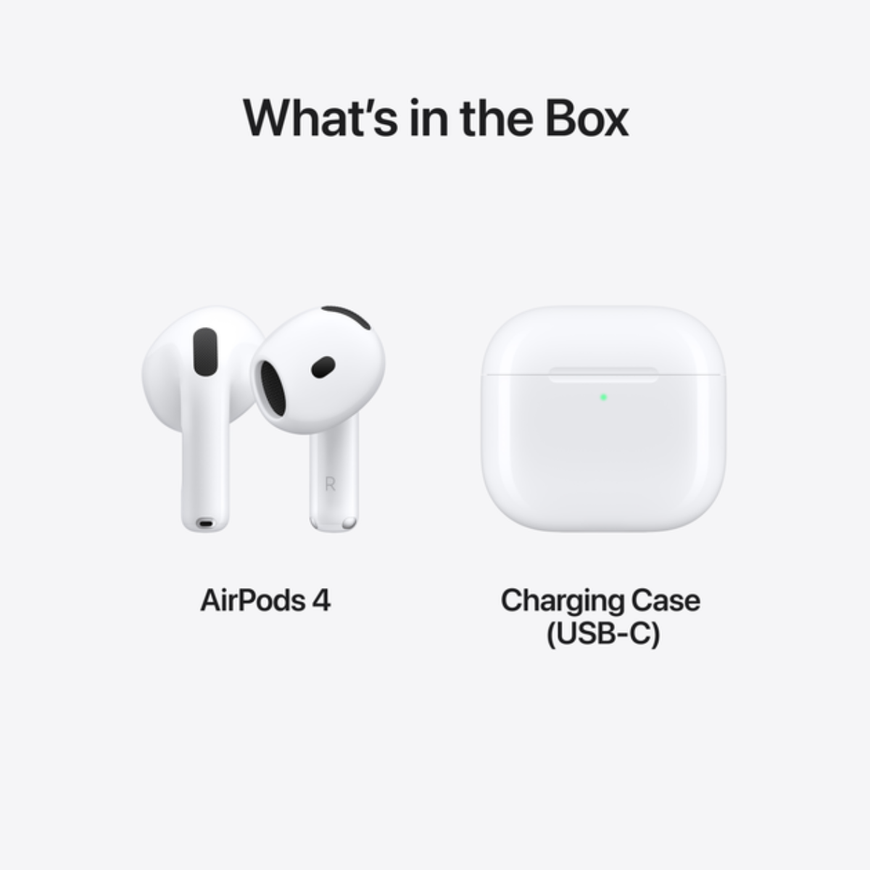 Наушники Apple AirPods 4 (MXP63ZE/A) 448744721 фото